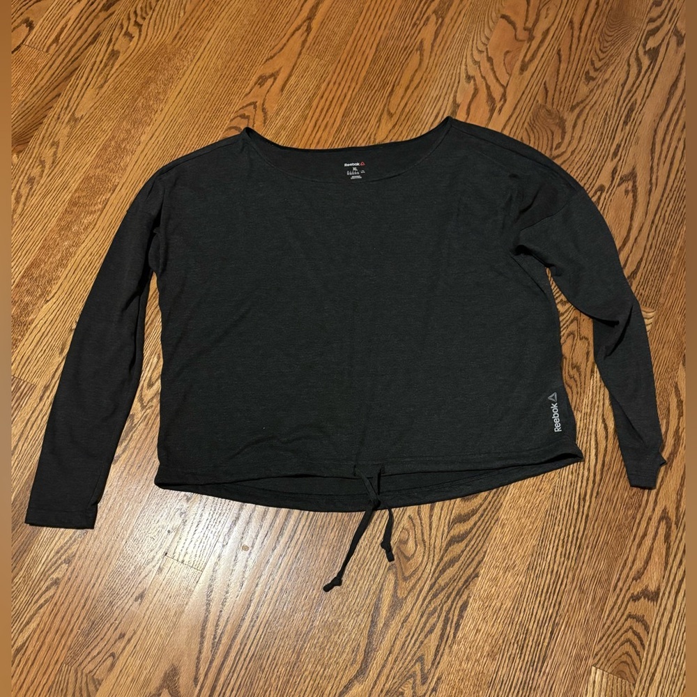 Reebok Women's Black Long Sleeve Top Sz xl
